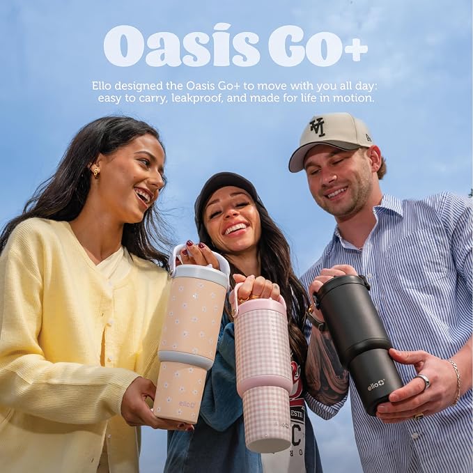 Ello Oasis Go+ 32oz Insulated Stainless Steel Tumbler - Image 8