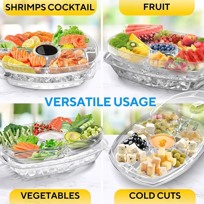 Premium Chilled Serving Tray for Parties - Image 7