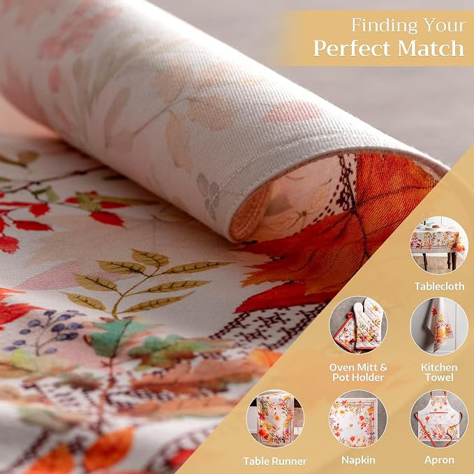 Maison d' Hermine Placemats Set of 4 Reusable 100% Cotton | Cloth Place Mats - Image 6