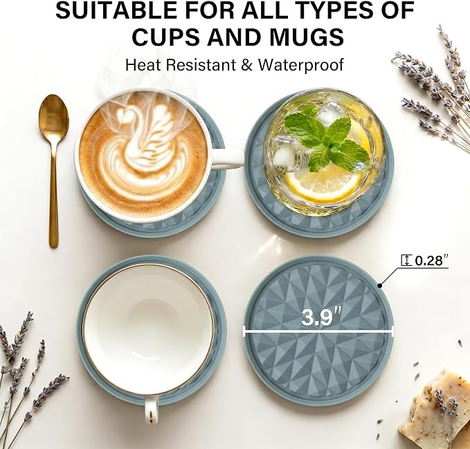 Silicone Drink Coasters Set of 2, Coaster - Image 3