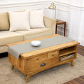 Solino Home 100% Pure Linen Table Runner Natural Woven, Fete 14 x 48 in | Table by SolinoHome
