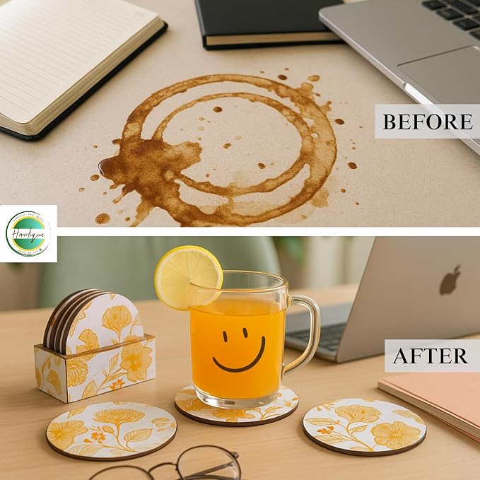 Wooden Coasters for Drinks - Image 5