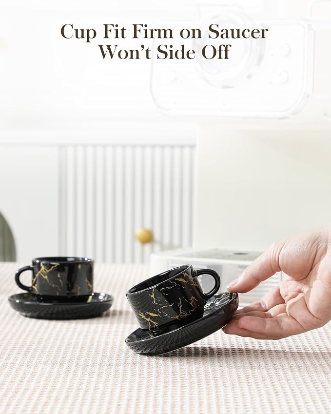 MALACASA 2.5 OZ Porcelain Espresso Cups - Image 8