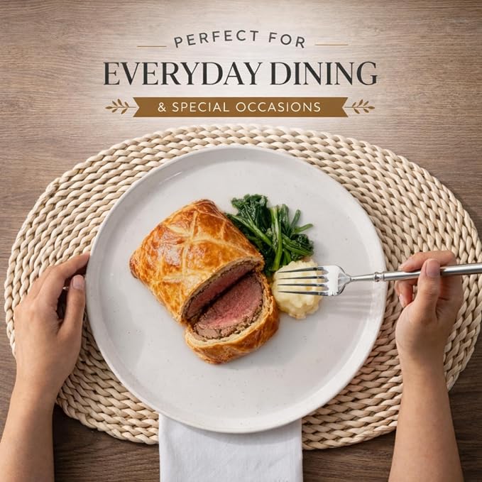 AmorArc Dinnerware Sets for 8, 32 Pieces Ceramic Plates and Bowls Set | Scratch - Image 5
