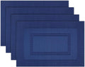 PIGCHCY Placemats, Washable Vinyl Woven Table Mats, Elegant Durable Placemats by PIGCHCY