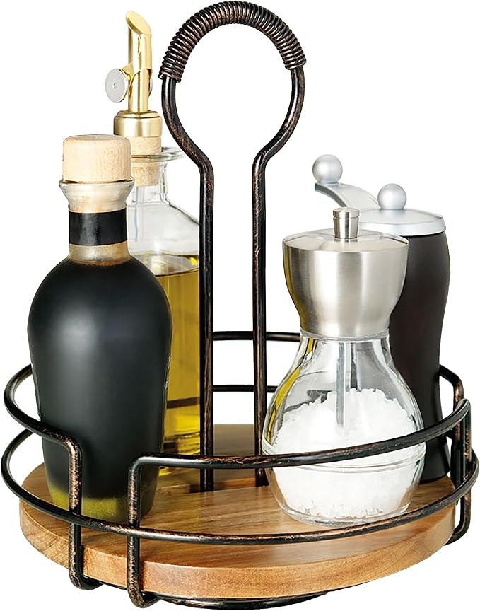 Mikasa Gourmet Basics Hanover Condiment Caddy - Image 3