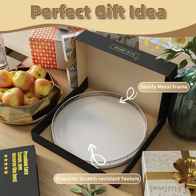 13" Lazy Susan Turntable Organizer - Image 7
