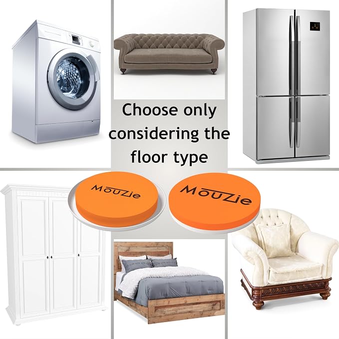 8+8 Orange 3 1/2 Inch Reusable Heavy-Duty Mover Large Appliance and Furniture - Image 3