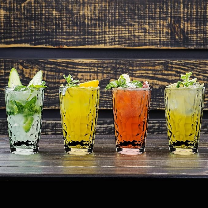 Topsky 16oz Plastic Tumblers Drinking Glasses Set of 4, Outdoor&Indoor - Image 8