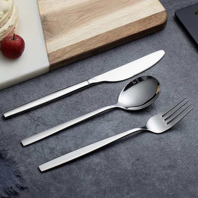 Berglander Flatware Set 20 Pieces, Stainless Steel Flatware Set - Image 5
