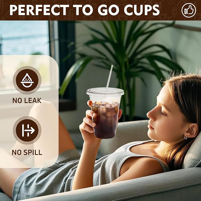 YEEHAW 20 oz. - 100 Pack Clear Plastic Cups - Image 7