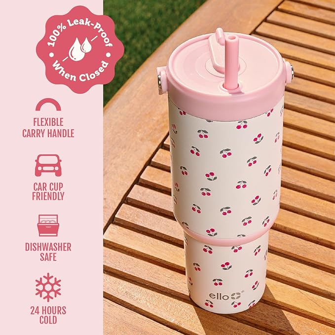 Ello Oasis Go+ 32oz Insulated Stainless Steel Tumbler - Image 4