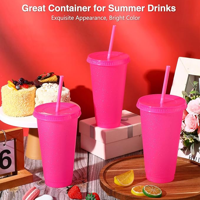 Amyhill 12 Pcs Reusable Glitter Cups - Image 4