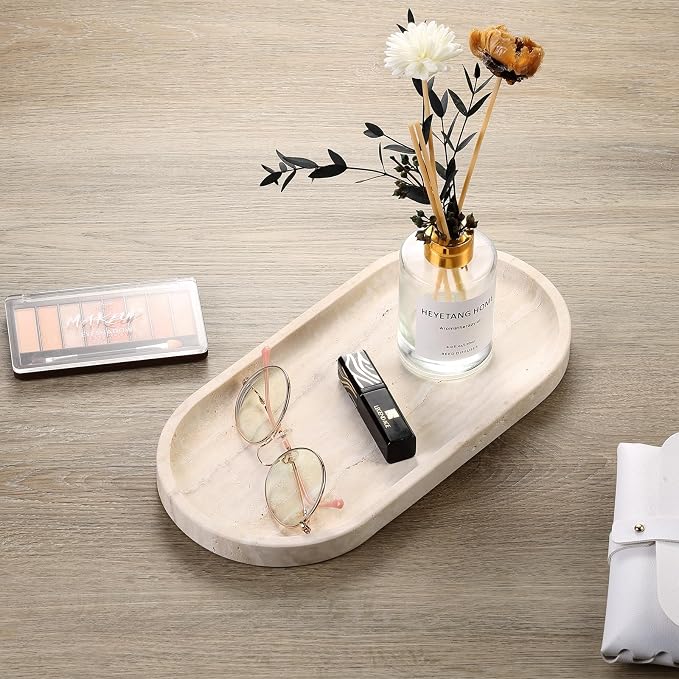 Italian Travertine Tray, Catchall Tray - Image 7