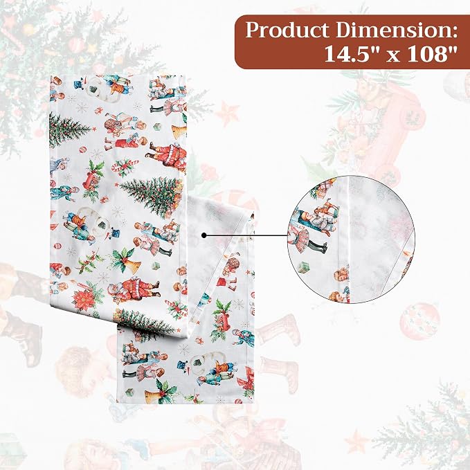 Maison d' Hermine Table Runner 100% Cotton 14.50" x 108" | Table Runners 108 - Image 7