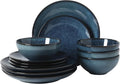 Gibson Elite Castle Peak Plates and Bowls Set, 12-Piece Dinnerware Set by GibsonHomewares