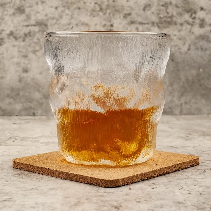 2PCS Cork Coasters for Drinks Absorbent Coaster 3.9 inch Square Simple Style - Image 7