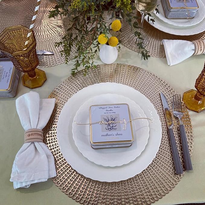 My Personal Memories Custom Personalized Wooden Napkin Ring Holders - Image 4