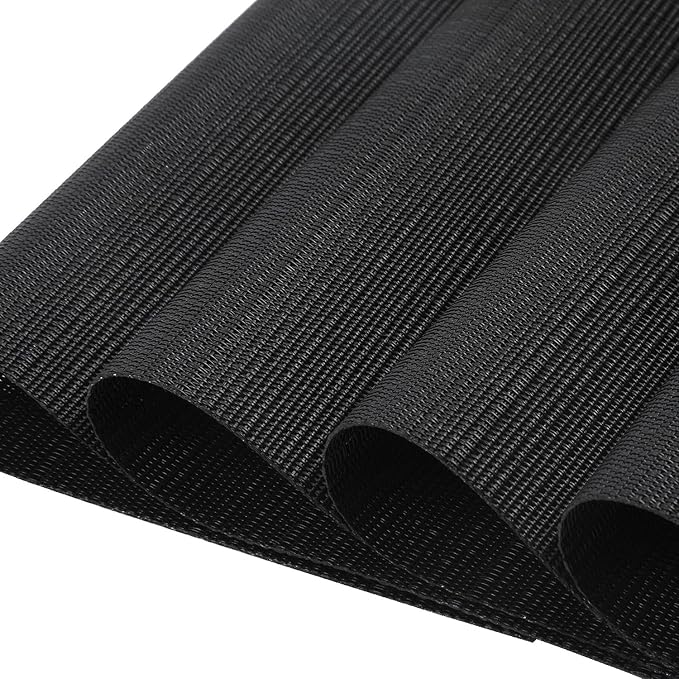 SHACOS Small Round Table Placemats Wedge Placemat Set of 4 Non Slip Heat - Image 3