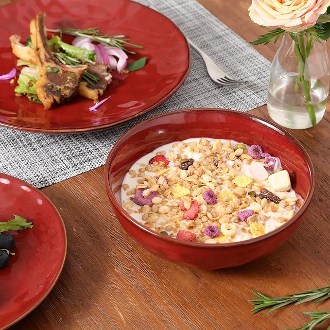 vicrays Ceramic Salad Bowls Set - Image 6
