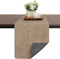 Table Runners 94 Inch Long, Dual-Sided Faux Leather Table Runner | Waterproof by Chitomars