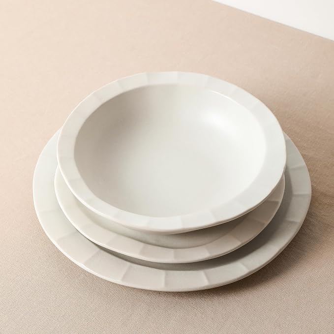 Stone Lain Oasis 4-Piece Salad Plate Set Stoneware - Image 7