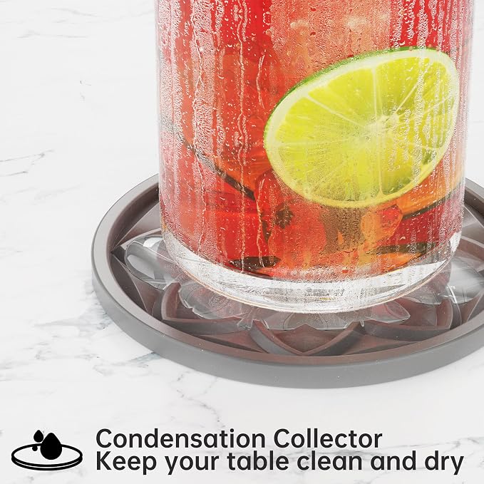 HFHOME Silicone Coasters Set for Drinks - Image 5