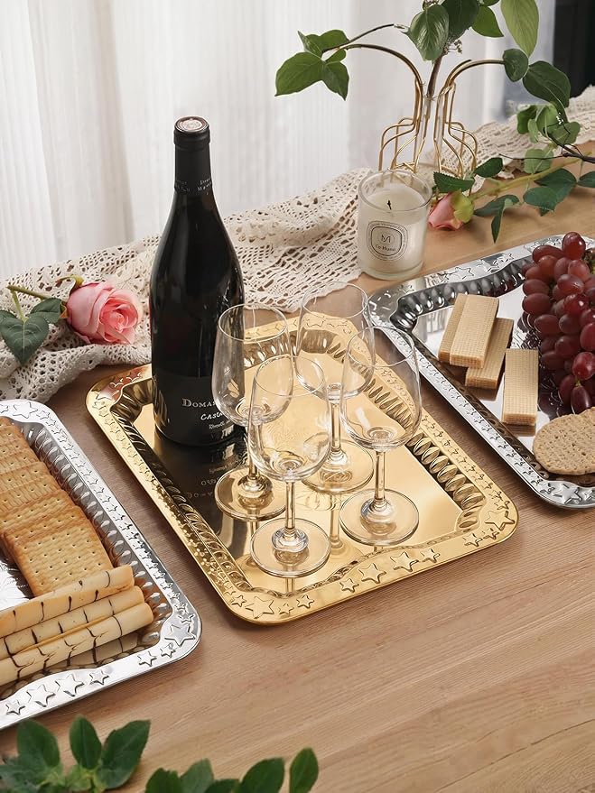 4 Pack America 250 Year Anniversary Gold Trays - Image 5
