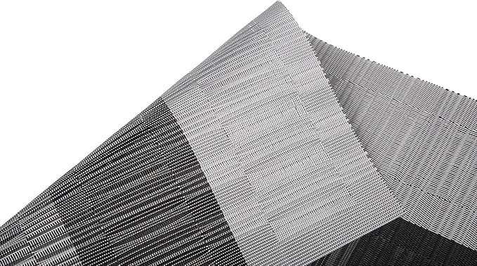 SHACOS Woven Vinyl Table Runners PVC Table Runners 12 x 36 inch Wipe Clean - Image 7