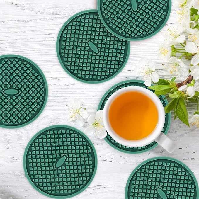 ME.FAN Silicone Coasters Thickened Drink Coasters - Image 2