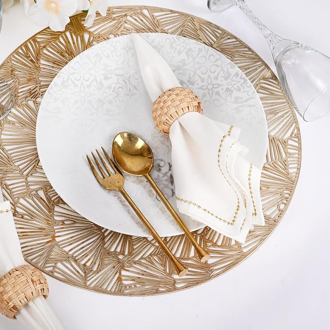 ALPHA Living HOME Farmhouse Napkin Rings - Image 5