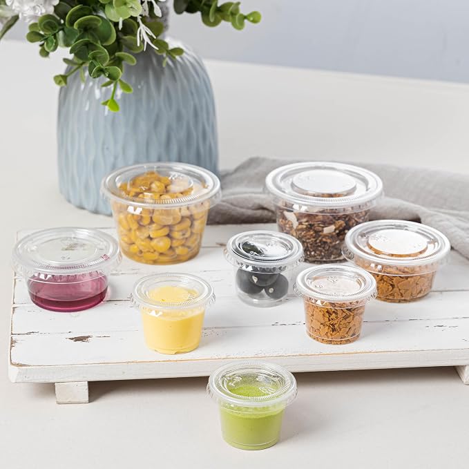 HOMIP 200PACK 4oz Plastic Portion Cups - Image 6