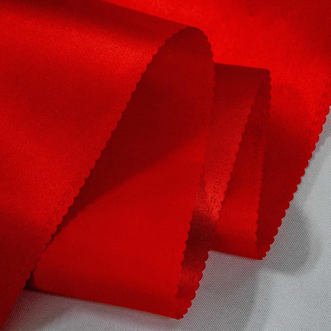 2 Pack Red Table Runners, 12x108 Inches | Silk and Smooth Fabric, - Image 4