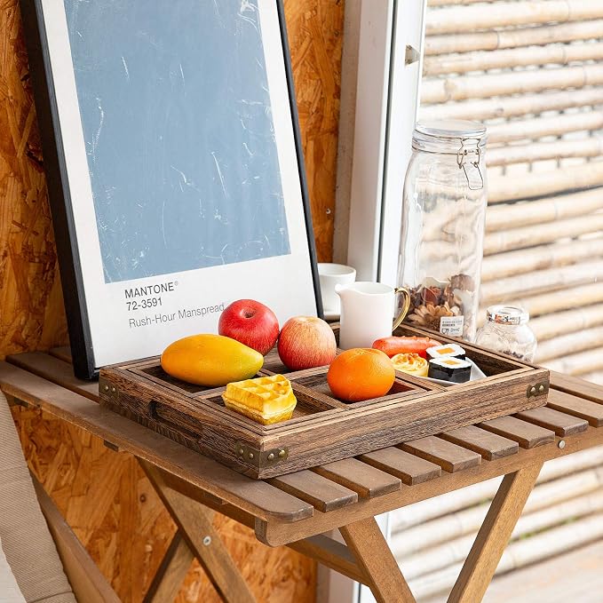 Rustic Wooden Serving Trays - Image 8