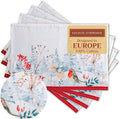 Maison d' Hermine Placemats Set of 4 Reusable 100% Cotton | Cloth Place Mats by MaisondHermine