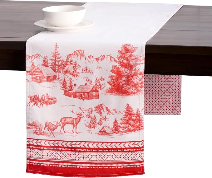 Maison d' Hermine Table Runner 100% Cotton 14.50" x 108" | Table Runners 108 by MaisondHermine