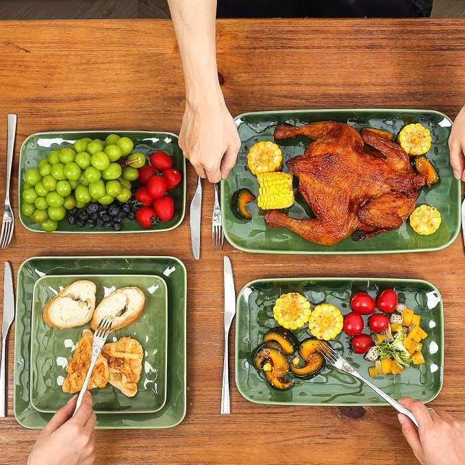vicrays Ceramic Rectangle Serving Platters - Image 6