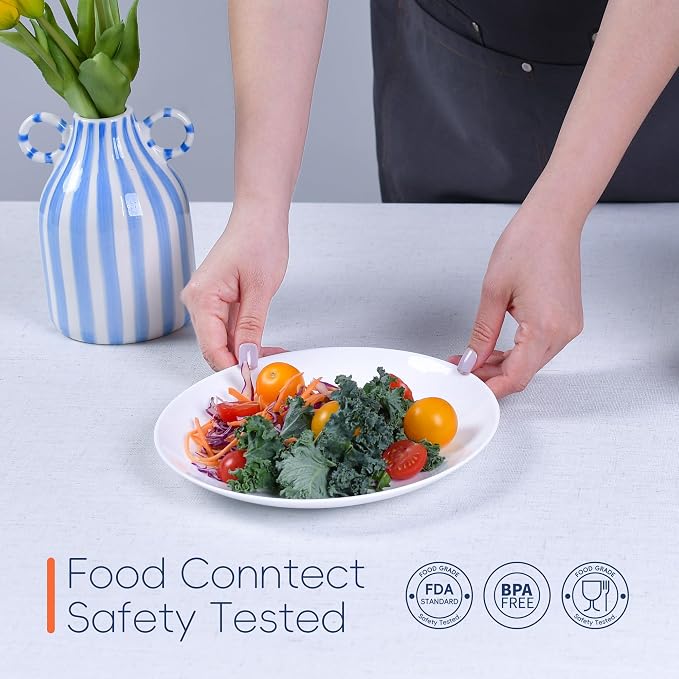 8.5 Inch Salad Plate Set of 6, fruit and versatile kitchen serving - Image 3