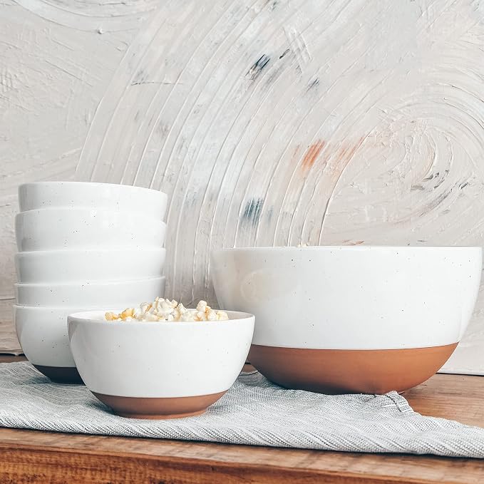 Mora Ceramic Small Dessert Bowls - 16oz - Image 7