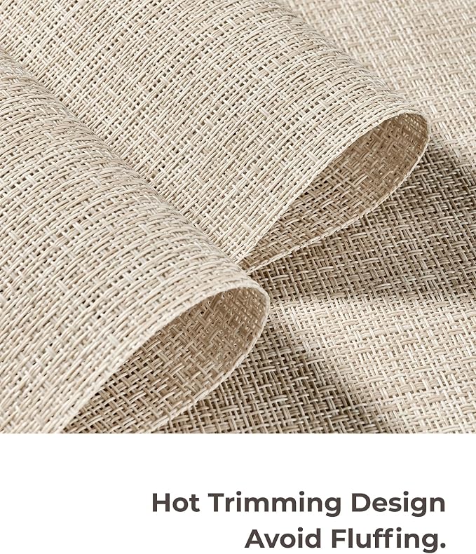Leetaltree Beige Placemats Set of 8 - Image 7