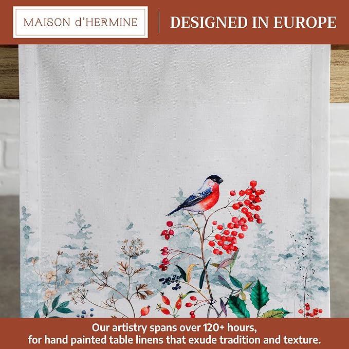 Maison d' Hermine Table Runner 100% Cotton 14.50" x 36" | Table Runners 36 - Image 2