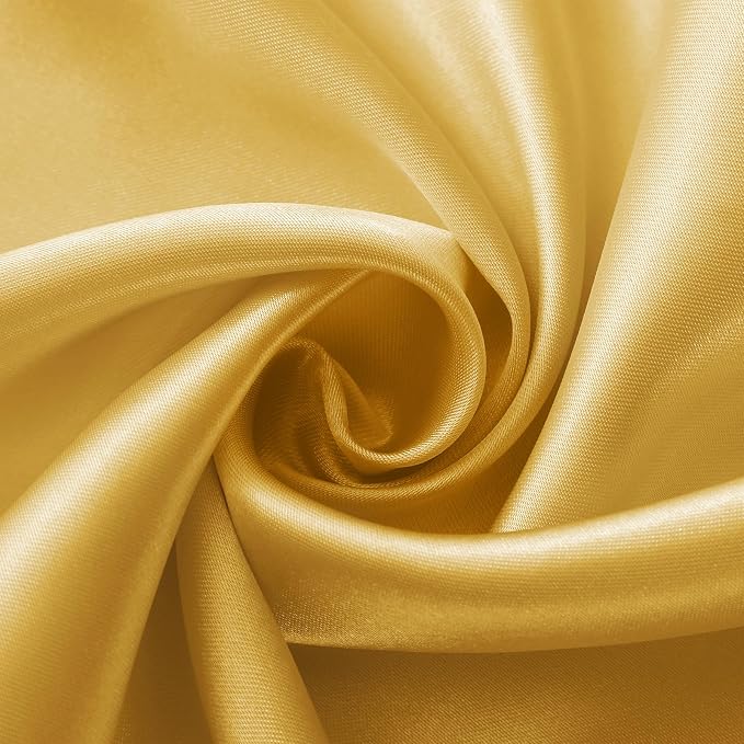 Horbaunal 6 Pack Satin Runners 12 x 72 Inch, Luxury Gold | Bright Silky Smooth - Image 5