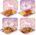 4 Pieces Unicorn Serving Trays by Tiangrid
