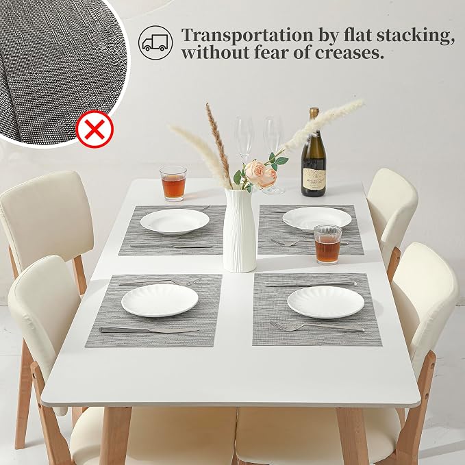 Leetaltree Silver Placemats Set of 12 - Image 6