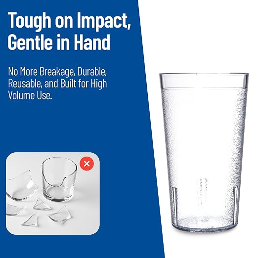 Carlisle FoodService Products Stackable Tumbler Plastic Tumbler - Image 7