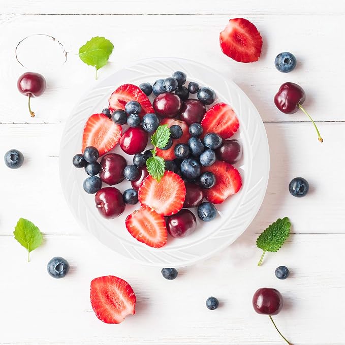 800 Count Disposable 6 Inch White Plastic Dessert Plates - Image 6