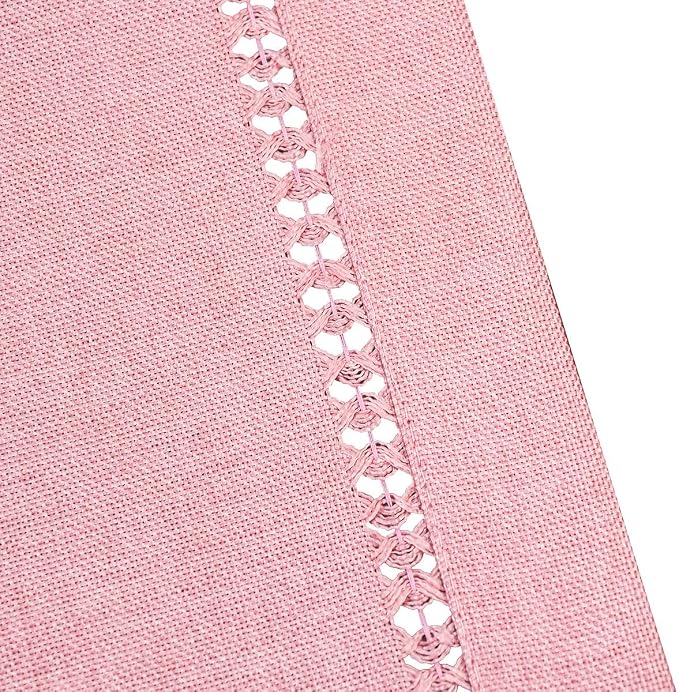 Grelucgo Small Short Handcrafted Solid Color Dining Table Runner, Dresser Scarf - Image 2