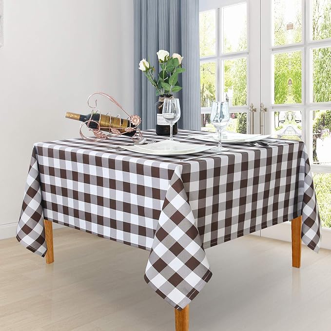 Checkered Square Tablecloth - Image 5