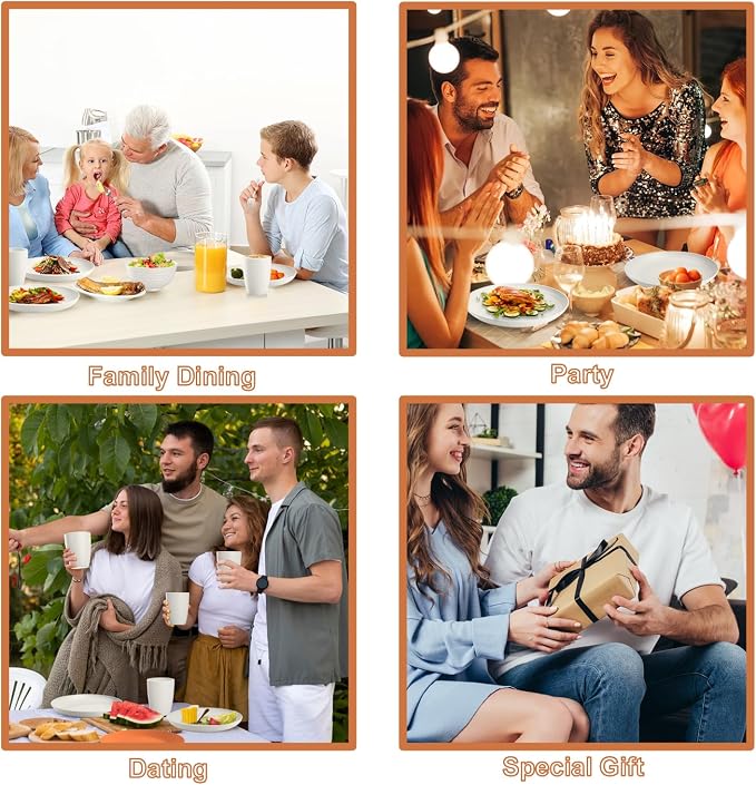 Wheat Straw Dinnerware Sets Service - Image 9