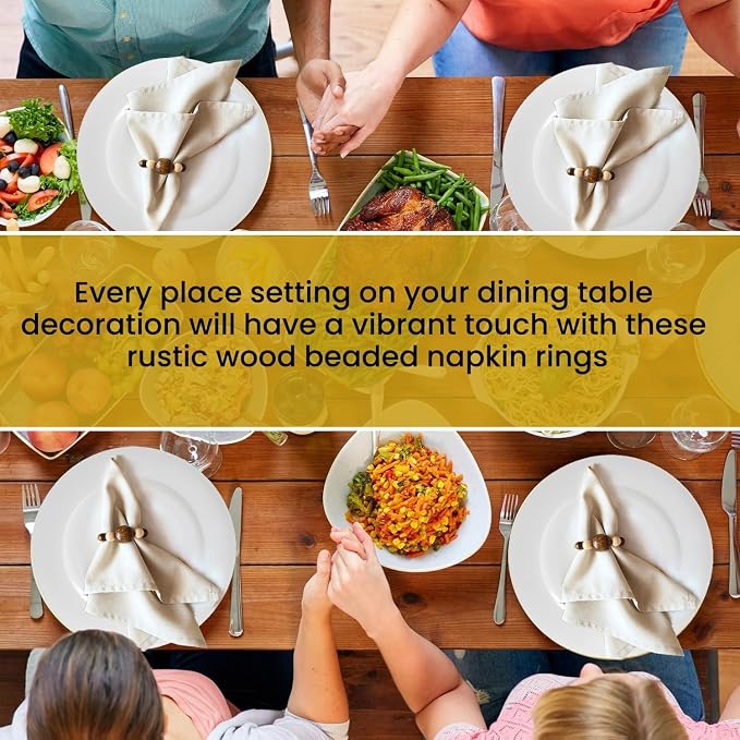 Napkin Rings Set of 6 - Image 7